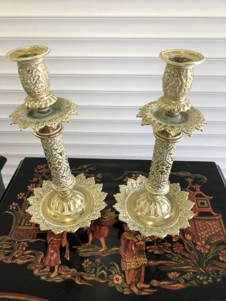 Подсвечники старинные 2 штуки