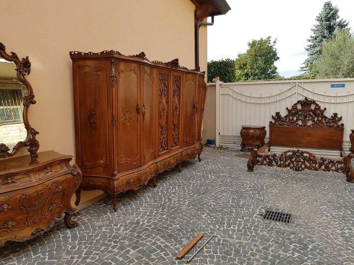 Спальня в стиле венецианского барокко